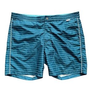 Ibiza Ocean Club Blue Striped Swim Shorts